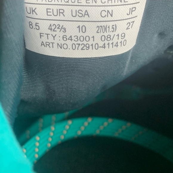 Arcteryx Norvan VT 2 Womens Illusion Auracle Trail Hiking Sneakers Teal SIZE 10 - Picture 7 of 8